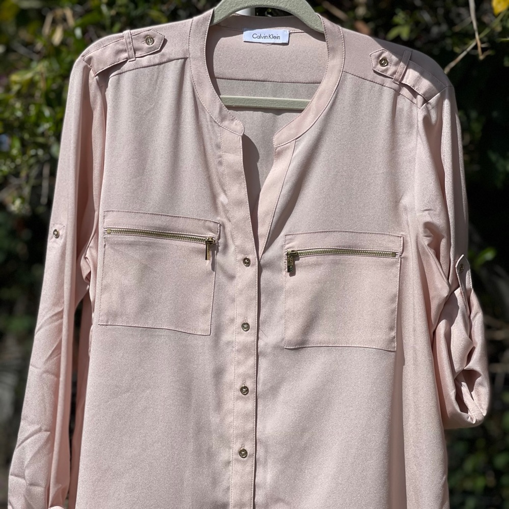 Blush blouse